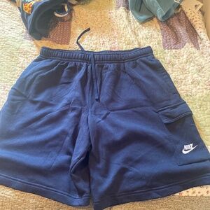 Nike fleece cargo shorts